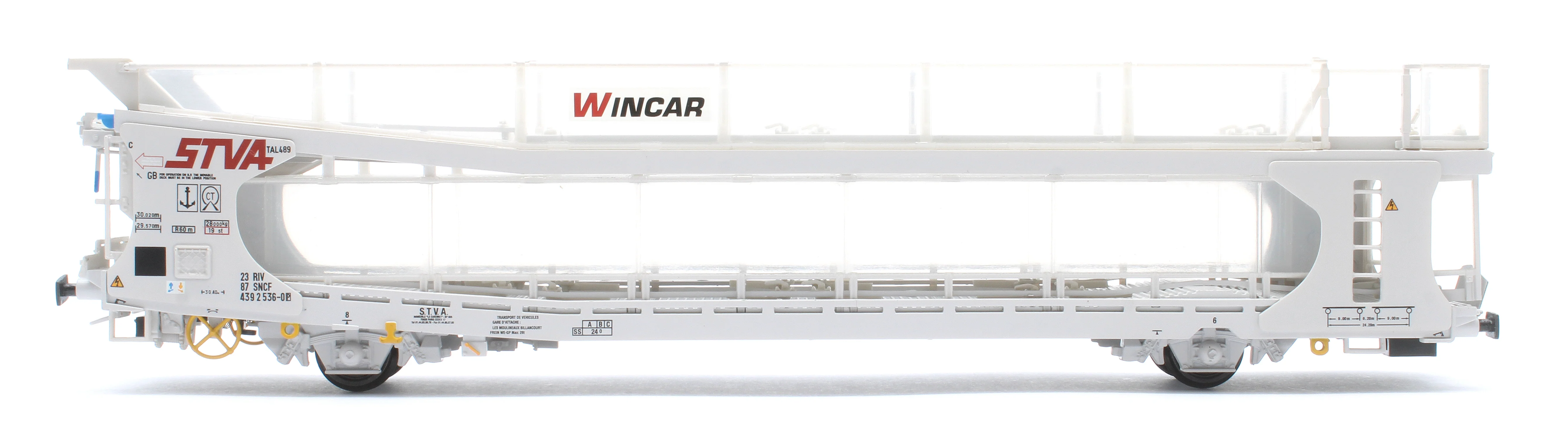 IPA Twin Double Deck Car Transporter STVA Grey - Image 6