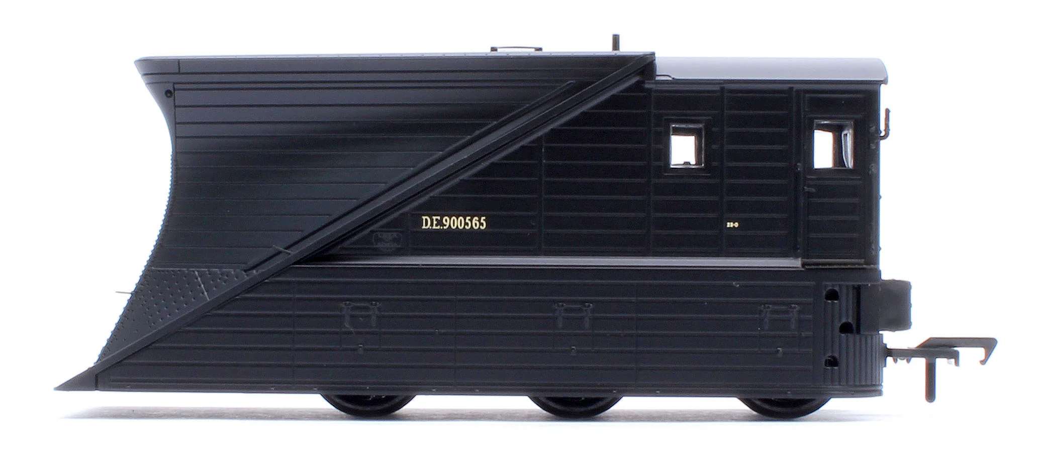 Pair of 2 NER Snowploughs DE900565 & DE900566 BR Departmental Black - Image 3