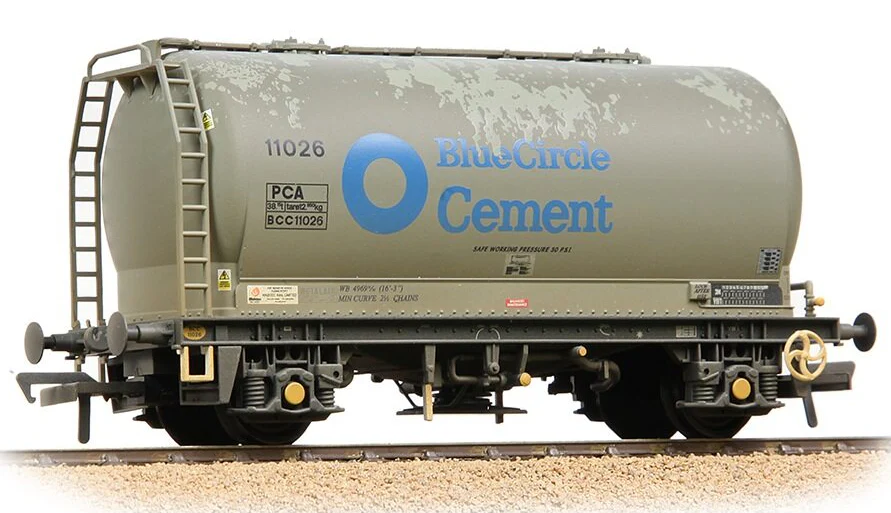 38-650B PCA Metalair Bulk Powder Wagon 'Blue Circle Cement' Grey No.11026 - Weathered