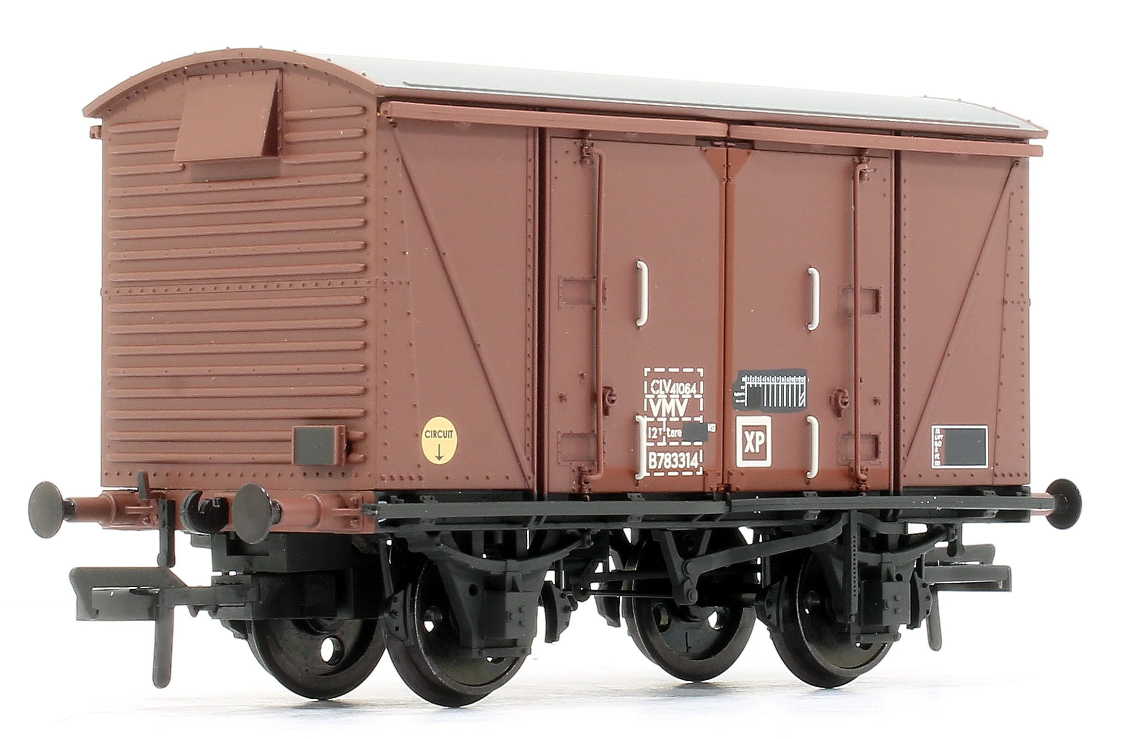 38-874 BR 12T 'Vanwide' Ventilated Van BR Bauxite (TOPS) No. B783314