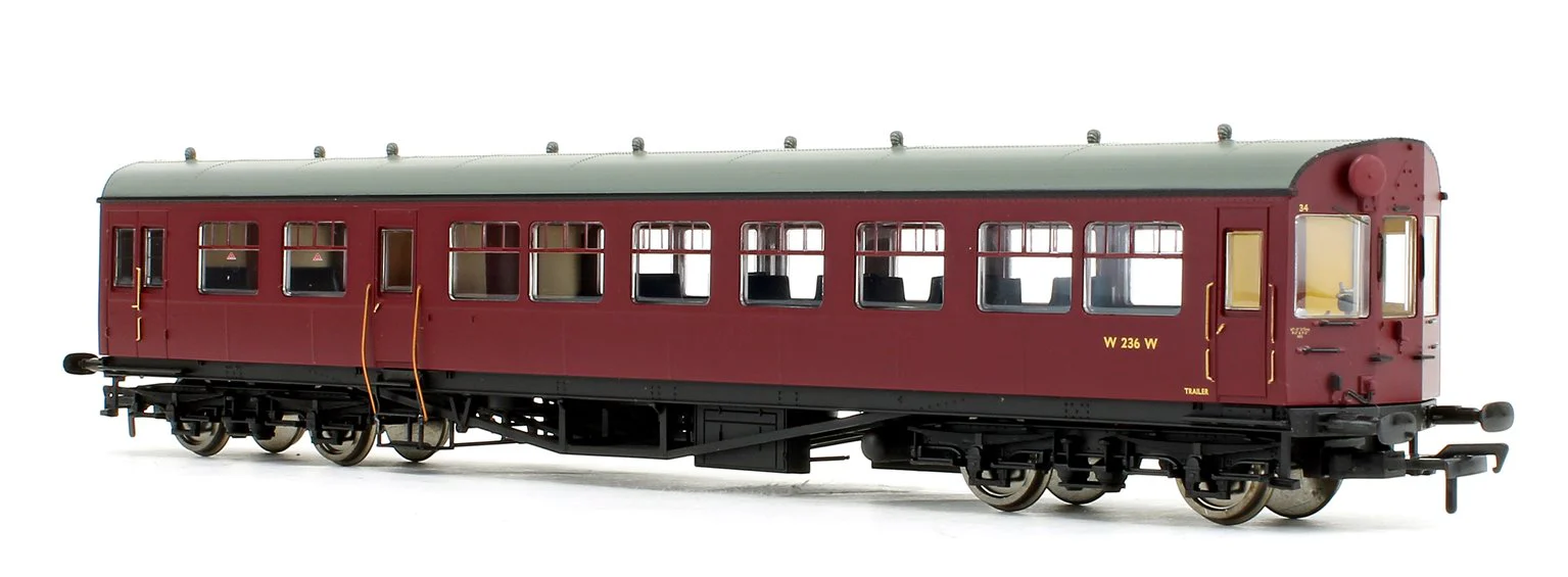 BR Auto Trailer Unlined Maroon Coach No.W236W - Image 2
