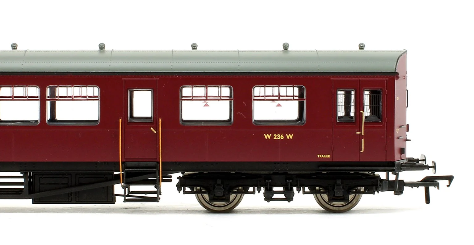 BR Auto Trailer Unlined Maroon Coach No.W236W - Image 5