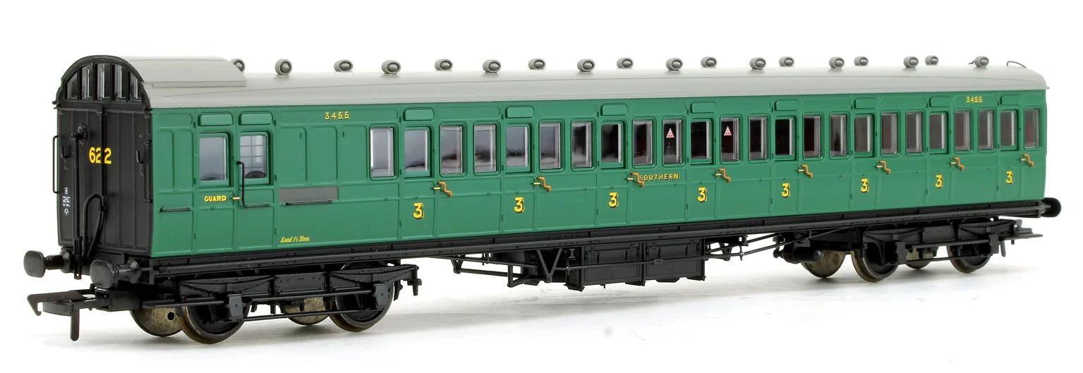 SE&CR 60ft Birdcage Brake Third SR Malachite Green 3455