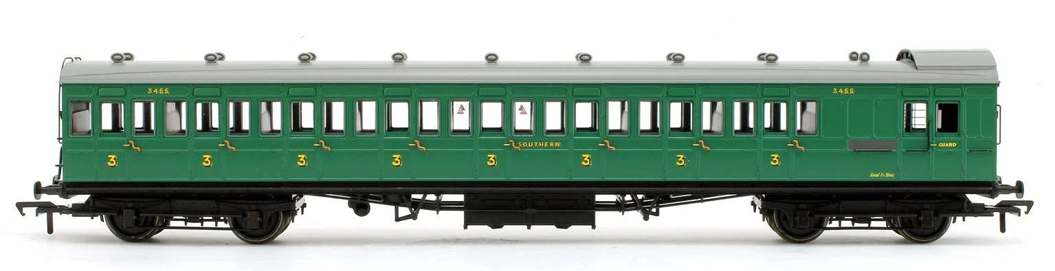 SE&CR 60ft Birdcage Brake Third SR Malachite Green 3455 - Image 3