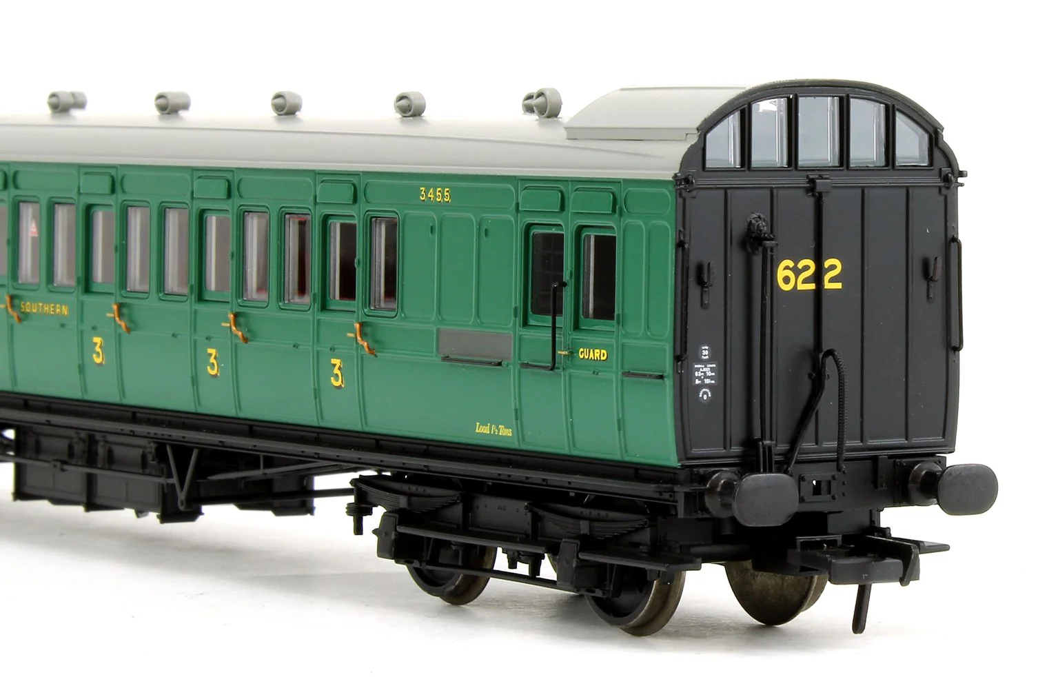 SE&CR 60ft Birdcage Brake Third SR Malachite Green 3455 - Image 4