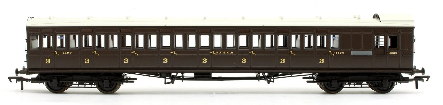 SE&CR 60ft Birdcage Brake Third SE&CR Wellington Brown 1170 - Image 3