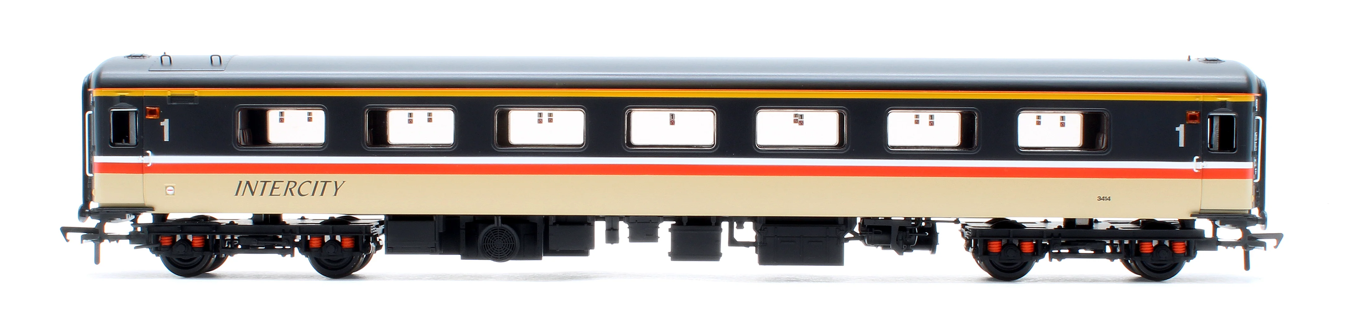 BR Mk2F FO First Open BR InterCity (Swallow) No.3414 - DCC Fitted - Image 3
