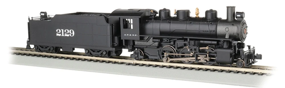 Prairie 2-6-2 w/Smoke & Tender - Santa Fe #2129 Steam Locomotive