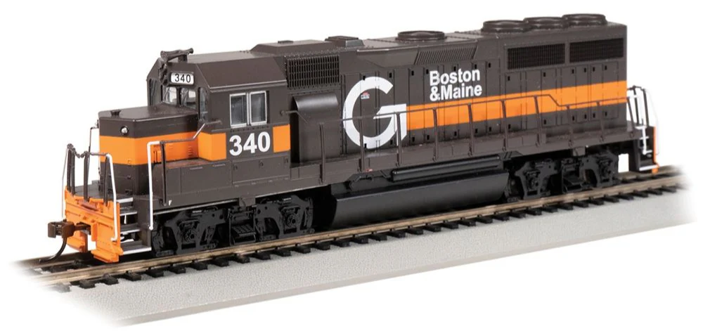 GP40 - Boston & Maine #340 - Guilford Diesel Locomotive - DCC Fitted