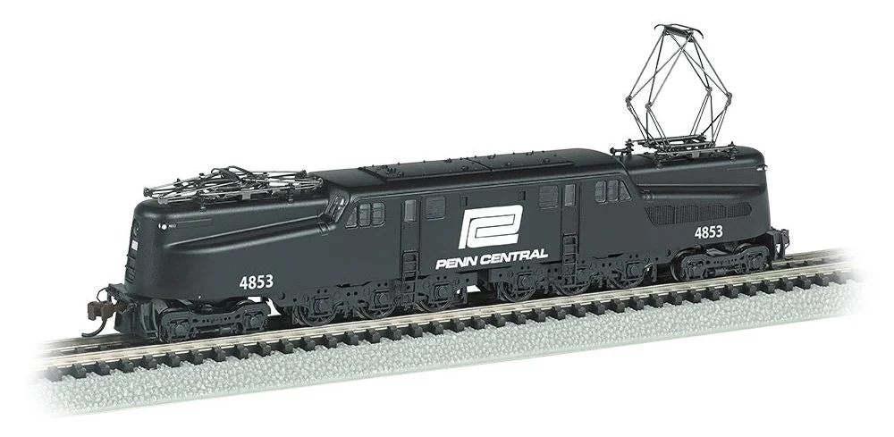 GG-1 - Penn Central #4853 - Black w/White Lettering Electric Locomotive