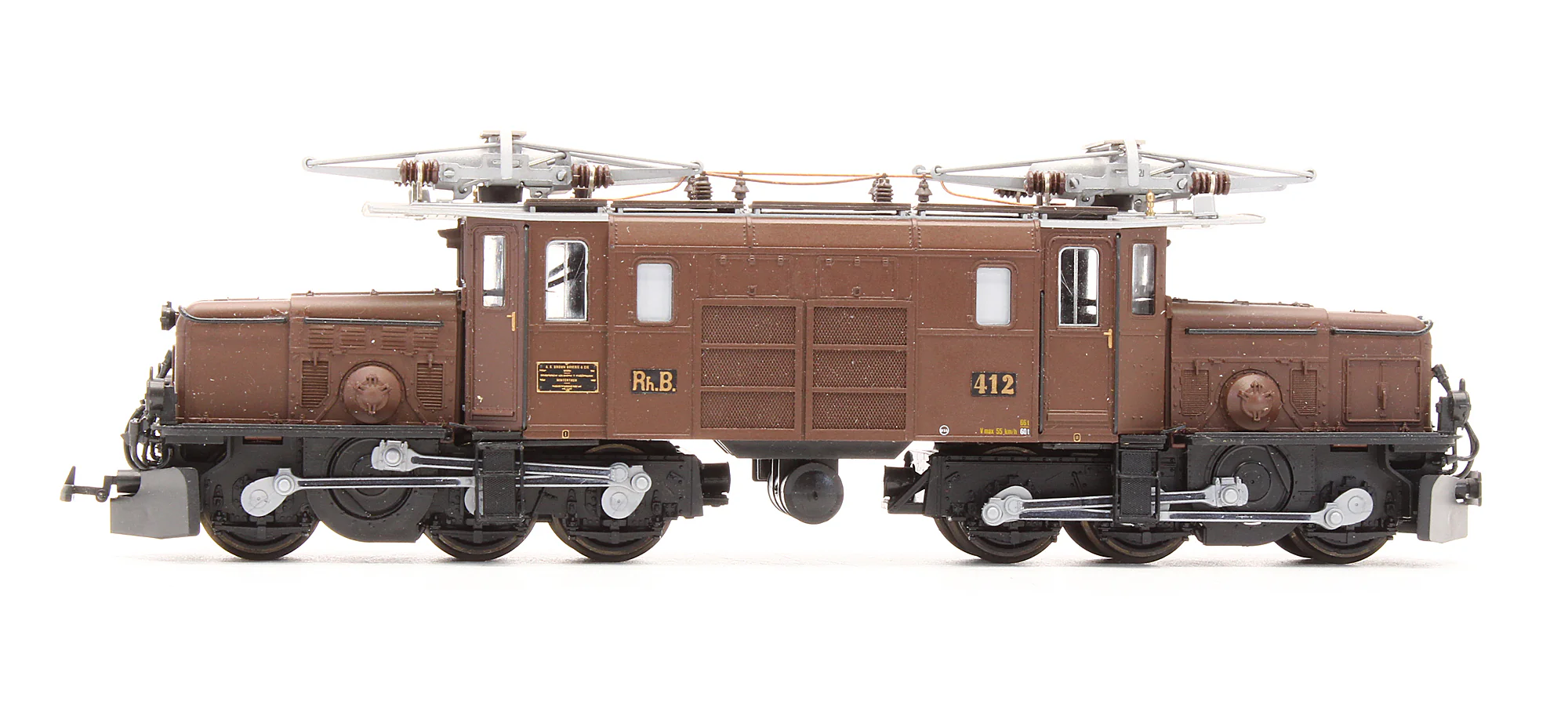 Pre-Owned 1255 132 RhB Ge 6/6 412 Crocodile Electric Locomotive - Image 4