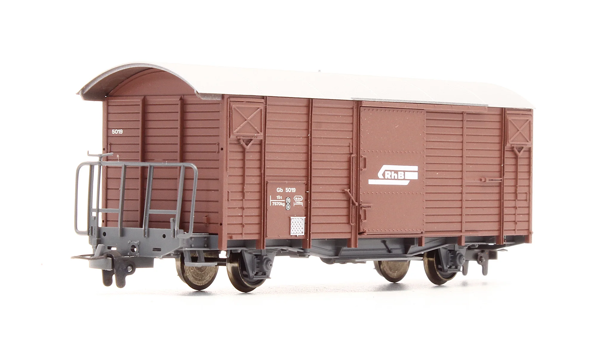 Pre-Owned 2250 129 RhB Gb 5019 Covered Goods Wagon - Image 2