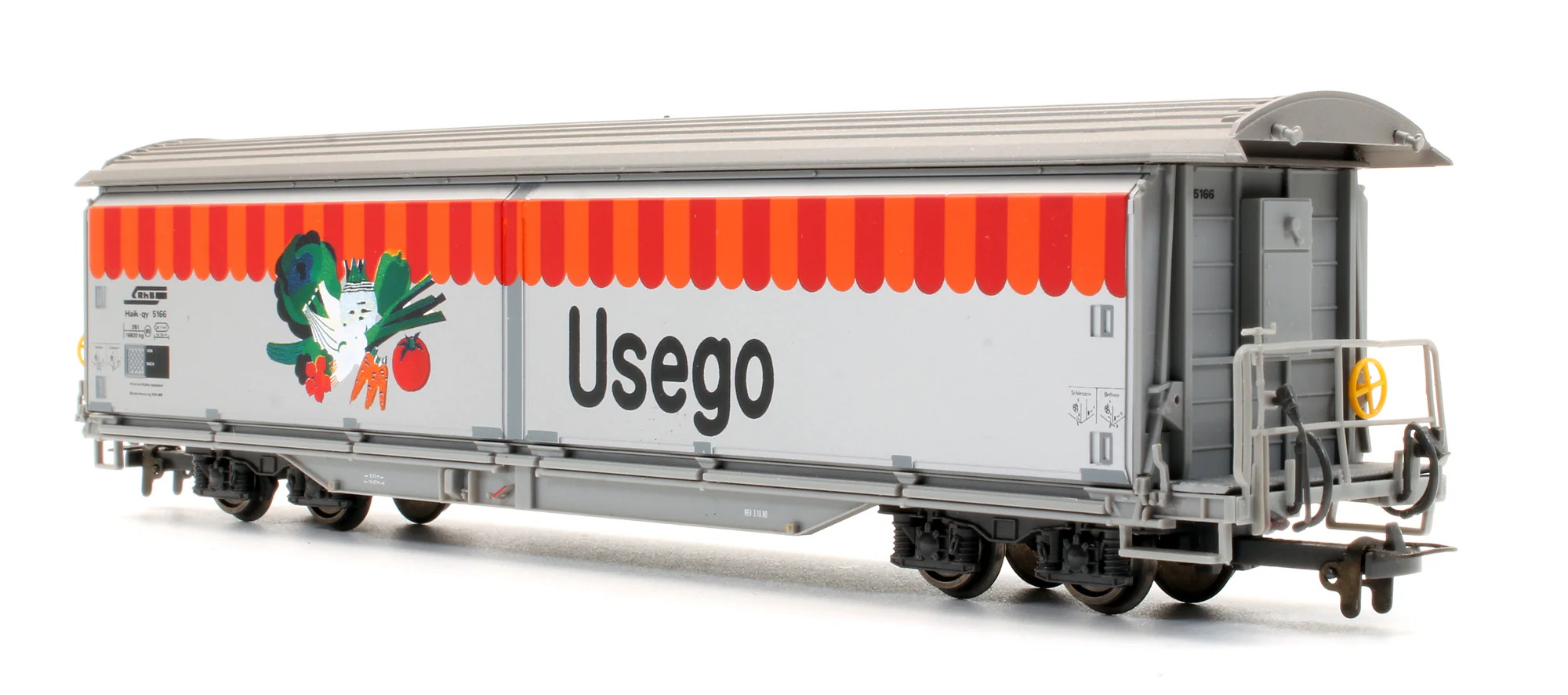 Pre-Owned RhB Usego Bogie Fridge Van '5166' - Image 2