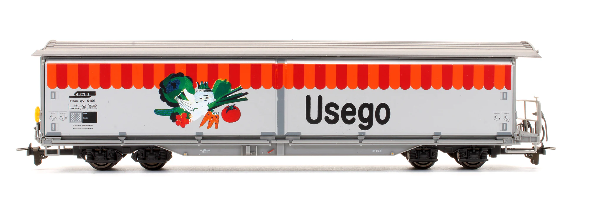 Pre-Owned RhB Usego Bogie Fridge Van '5166' - Image 3
