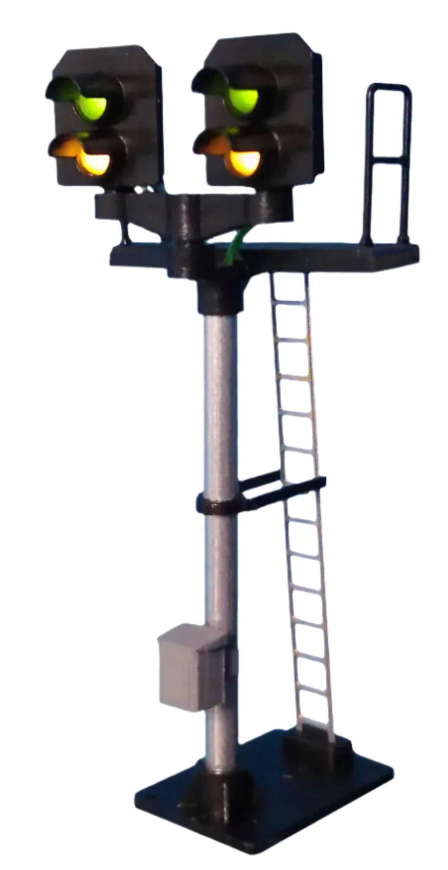 B403 2 Aspect Distant (Y/G) Standard T Junction Square Head Signal