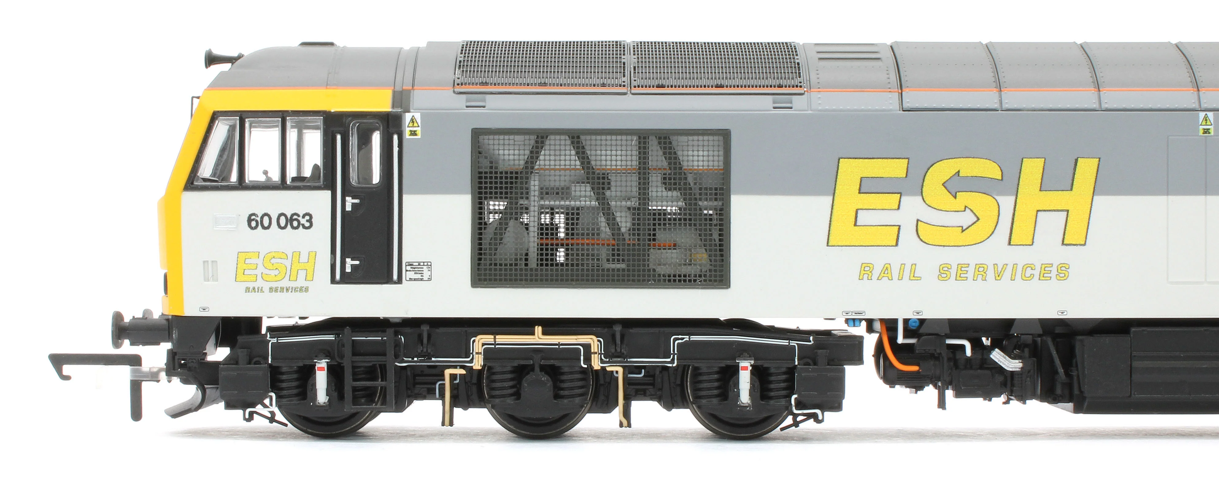 Bespoke Class 60 60063 'Robert Leech' ESH Rail Services Grey Diesel Locomotive - DCC Sound - Expert Rails Bespoke Re-livery - Image 10