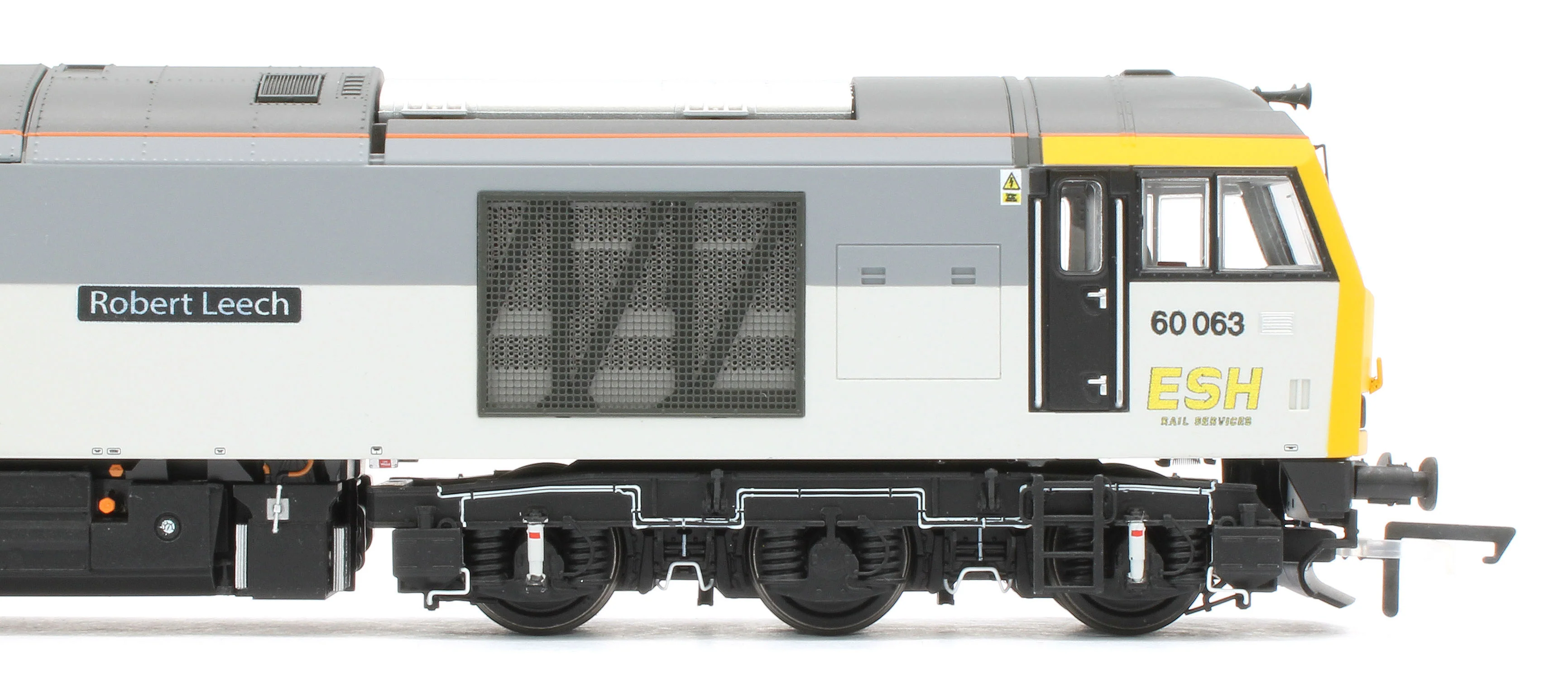 Bespoke Class 60 60063 'Robert Leech' ESH Rail Services Grey Diesel Locomotive - DCC Sound - Expert Rails Bespoke Re-livery - Image 12