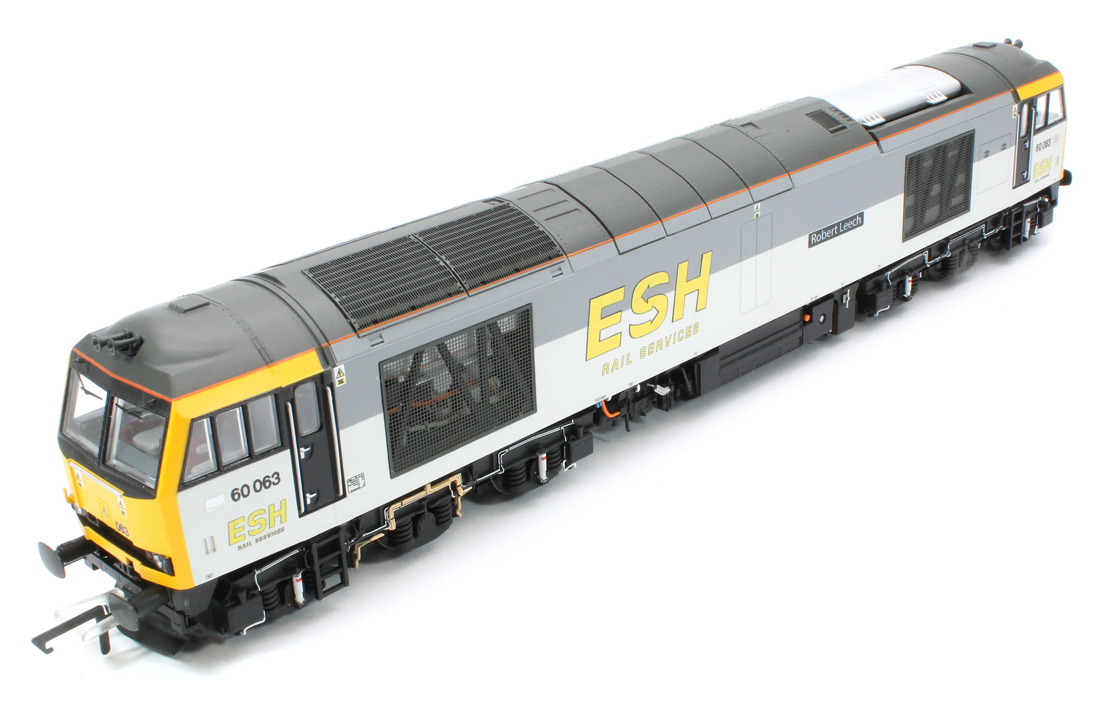 Bespoke Class 60 60063 'Robert Leech' ESH Rail Services Grey Diesel Locomotive - DCC Sound - Expert Rails Bespoke Re-livery - Image 13