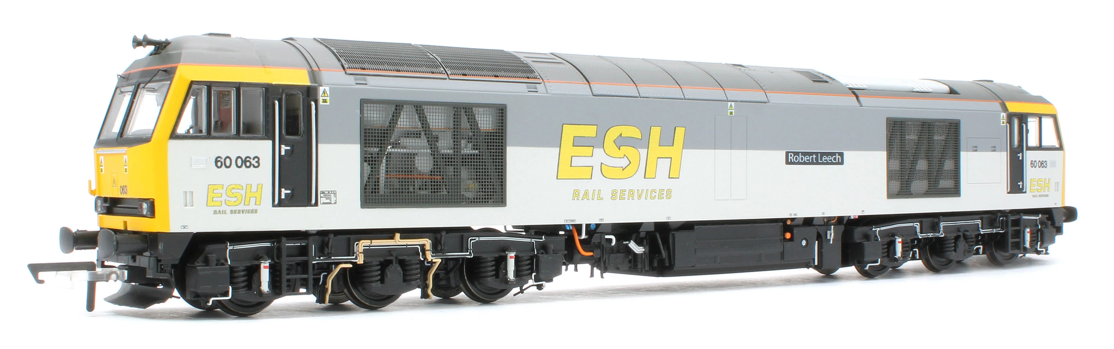 Bespoke Class 60 60063 'Robert Leech' ESH Rail Services Grey Diesel Locomotive - DCC Sound - Expert Rails Bespoke Re-livery - Image 3