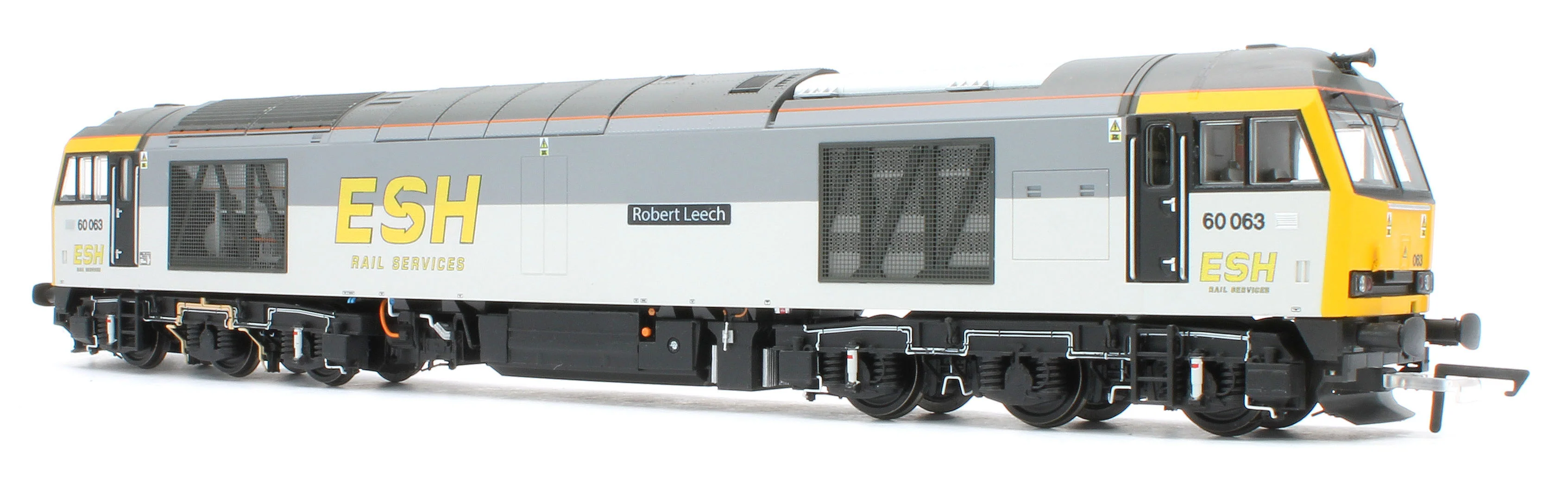 Bespoke Class 60 60063 'Robert Leech' ESH Rail Services Grey Diesel Locomotive - DCC Sound - Expert Rails Bespoke Re-livery - Image 6