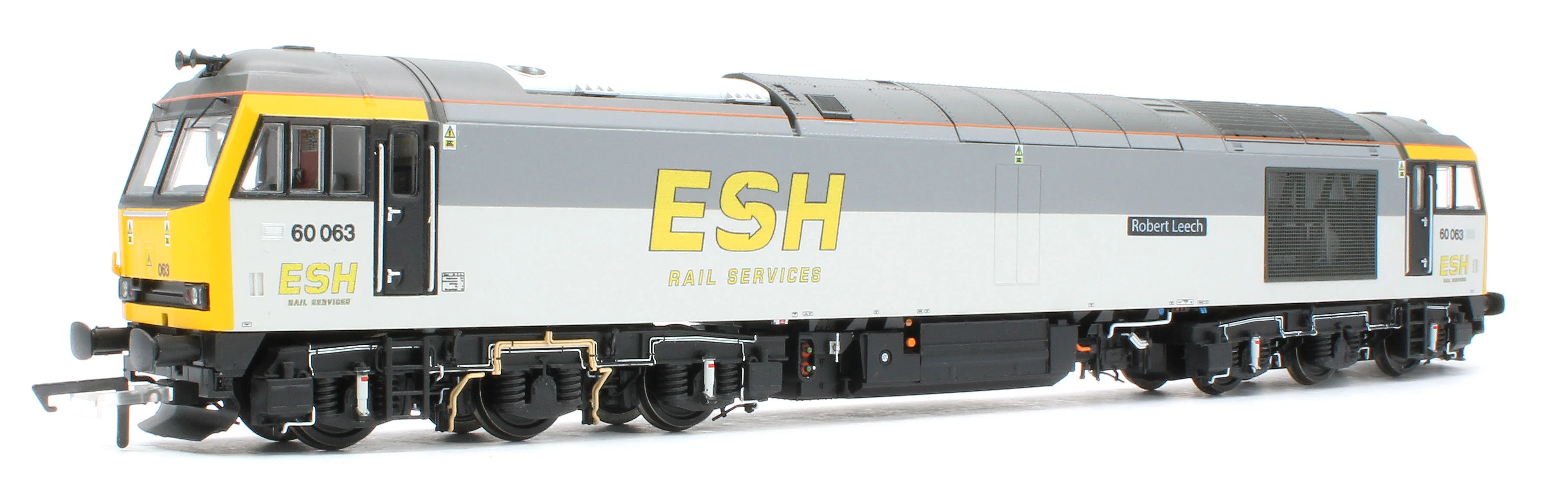 Bespoke Class 60 60063 'Robert Leech' ESH Rail Services Grey Diesel Locomotive - DCC Sound - Expert Rails Bespoke Re-livery - Image 7
