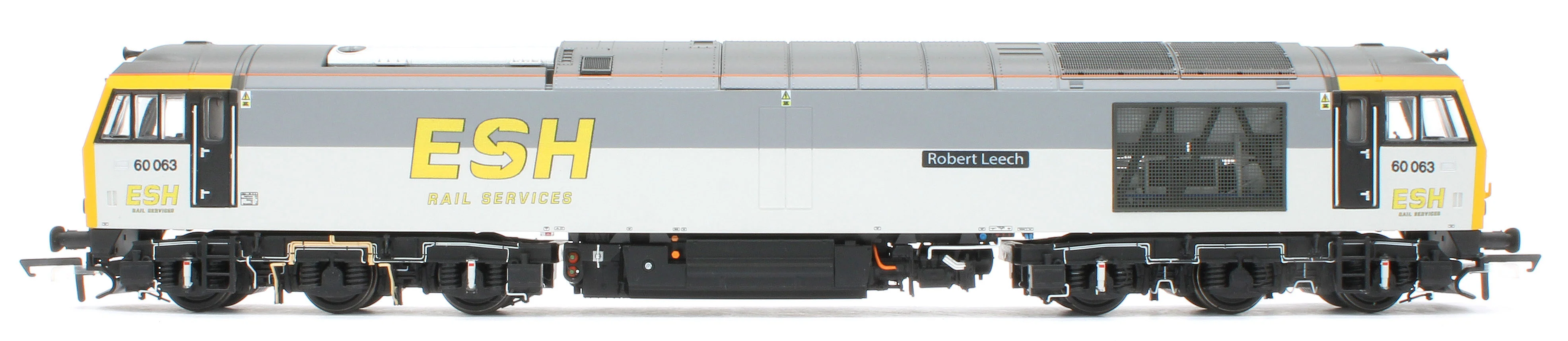 Bespoke Class 60 60063 'Robert Leech' ESH Rail Services Grey Diesel Locomotive - DCC Sound - Expert Rails Bespoke Re-livery - Image 8