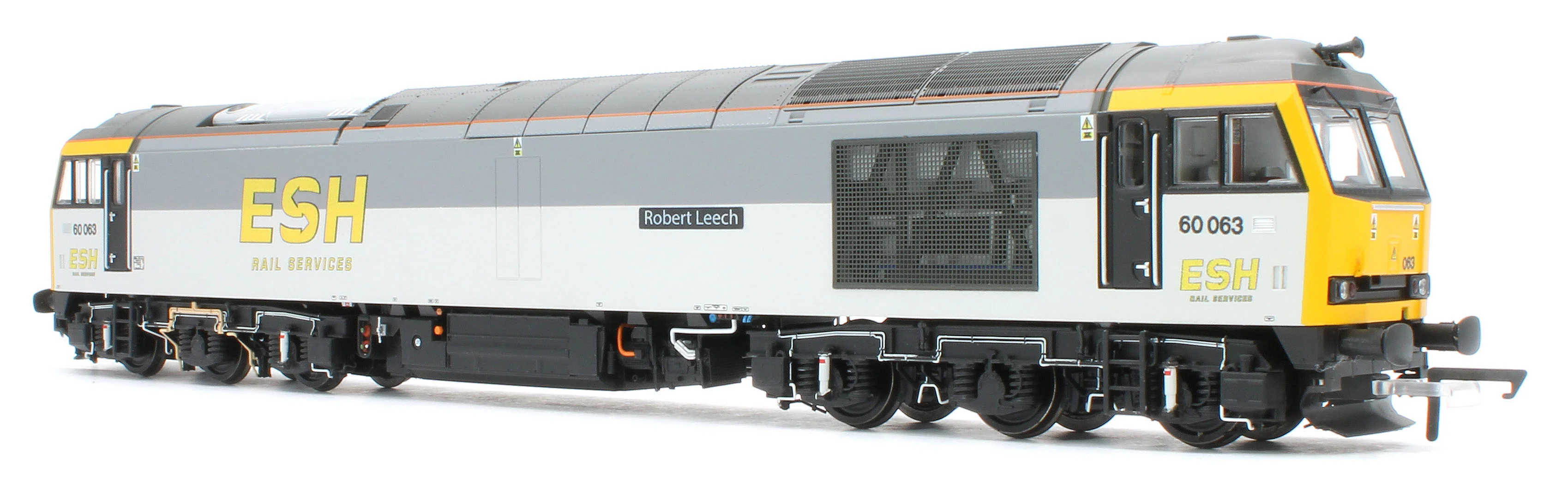 Bespoke Class 60 60063 'Robert Leech' ESH Rail Services Grey Diesel Locomotive - DCC Sound - Expert Rails Bespoke Re-livery - Image 9