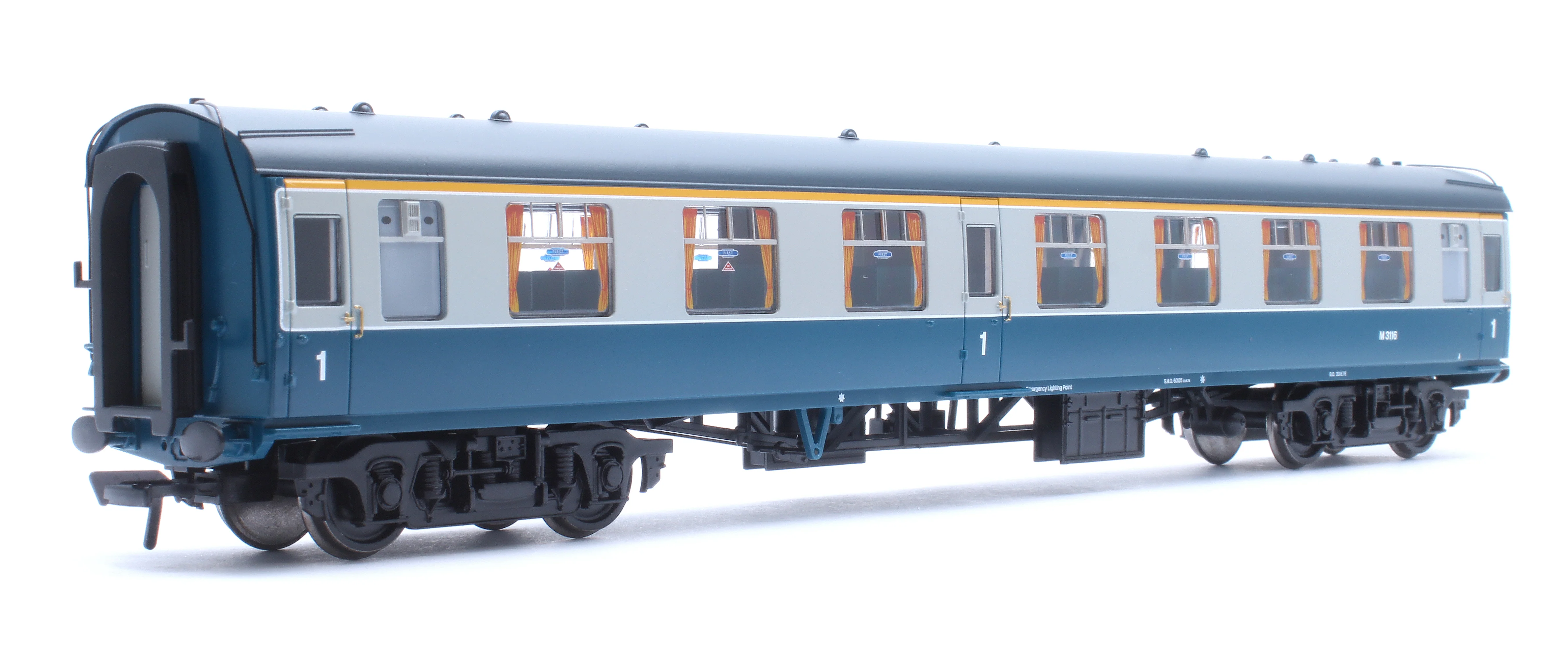 39-828 BR MK1 FO First Open BR Blue & Grey No.M3116