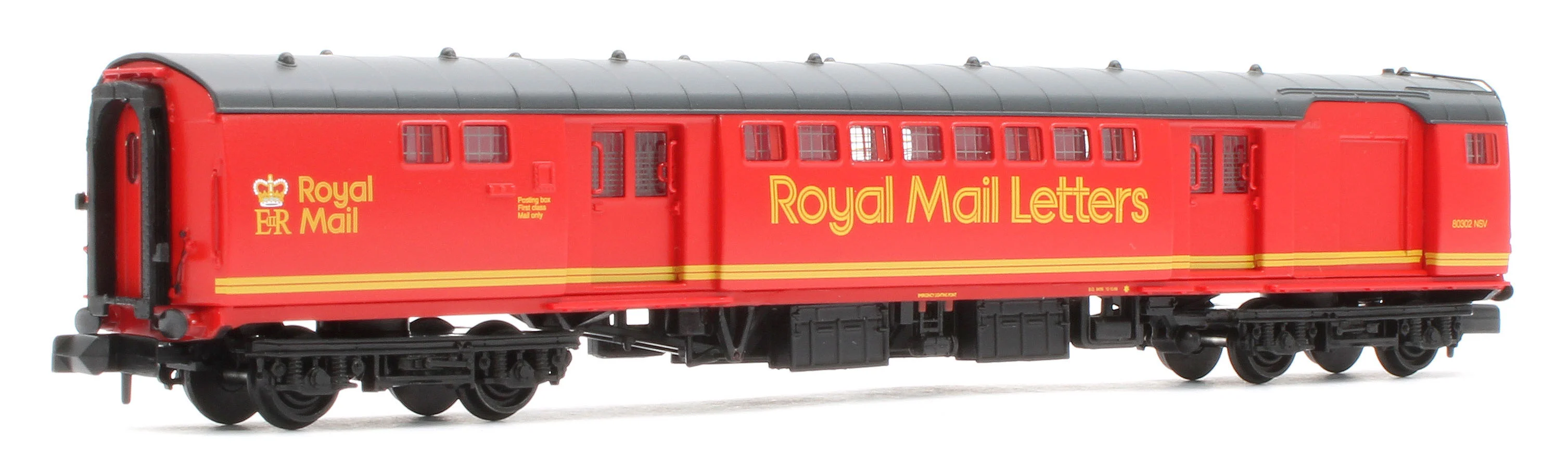 BR Mk1 POS Post Office Sorting Van Royal Mail Letters Red No.80302