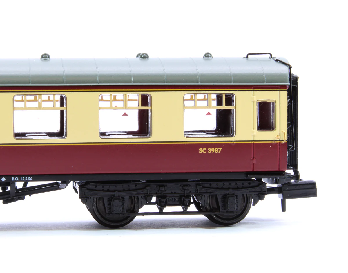 374-010F BR Mk1 TSO Tourist Second Open BR Crimson & Cream No.3987 - Image 4