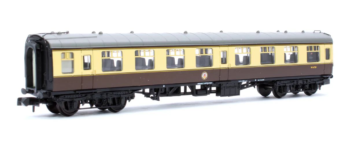BR Mk1 TSO Tourist Second Open BR (WR) Chocolate & Cream No. W4739 - Image 3