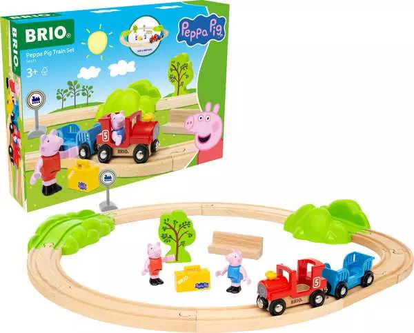 36123 BRIO World Peppa Pig Train Set