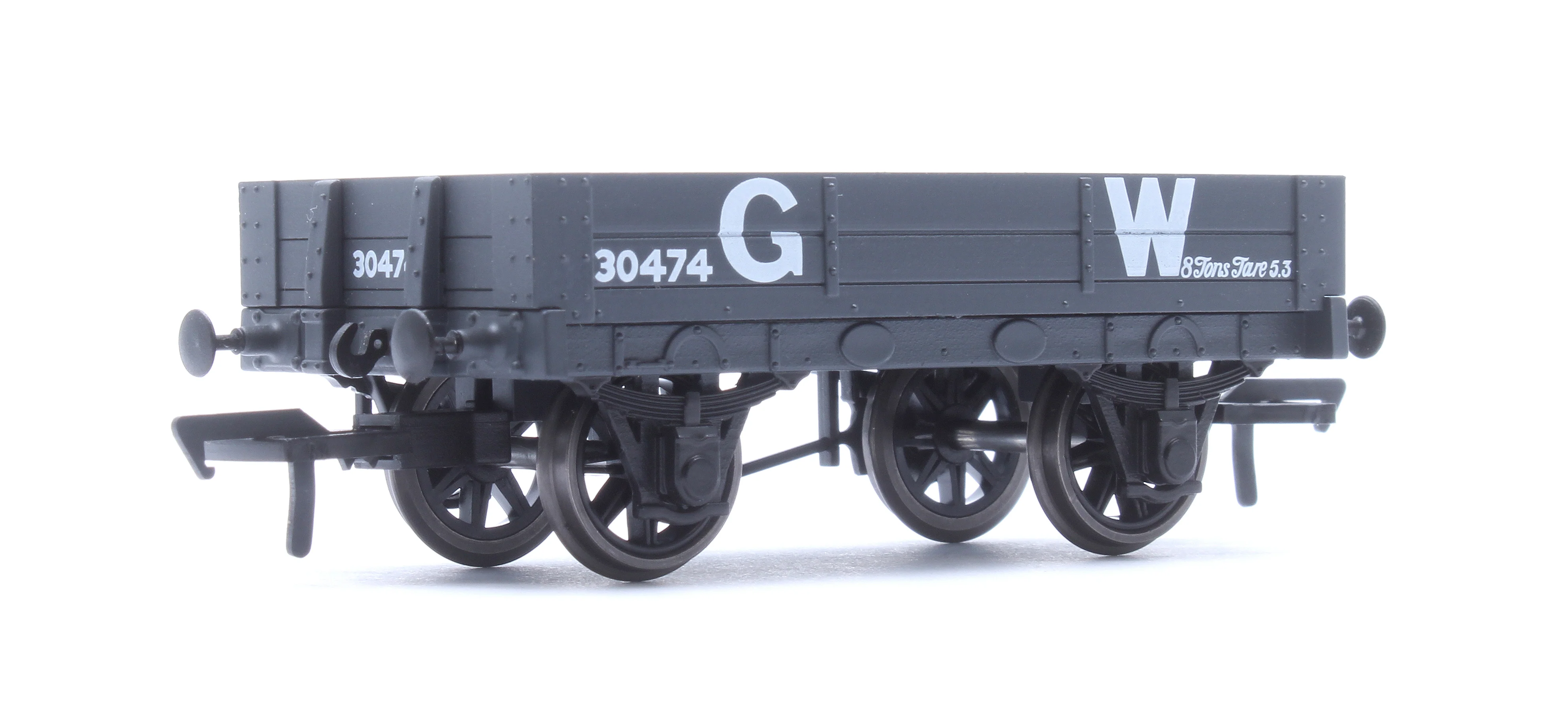 Cambrian Railways 2 Plank Fixed Side Open Wagon GWR Grey No. 30474 - Image 3