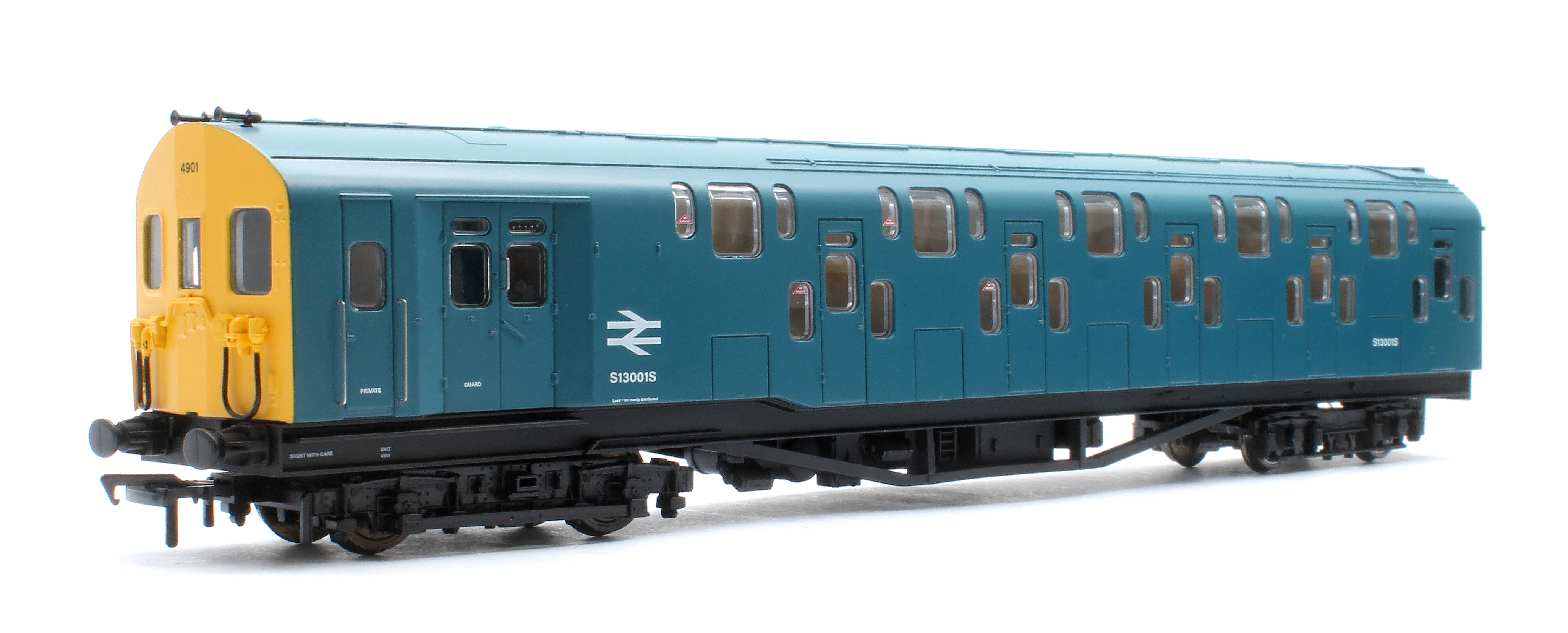 Bulleid Class 4DD Double Decker 4 Car EMU 4001/4901 BR Blue with Full Yellow Ends - Sound Fitted - Image 3