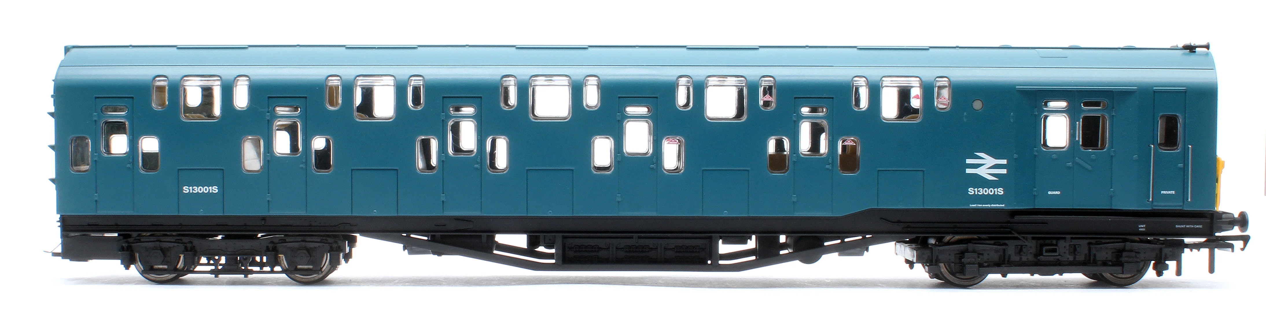 Bulleid Class 4DD Double Decker 4 Car EMU 4001/4901 BR Blue with Full Yellow Ends - Sound Fitted - Image 4