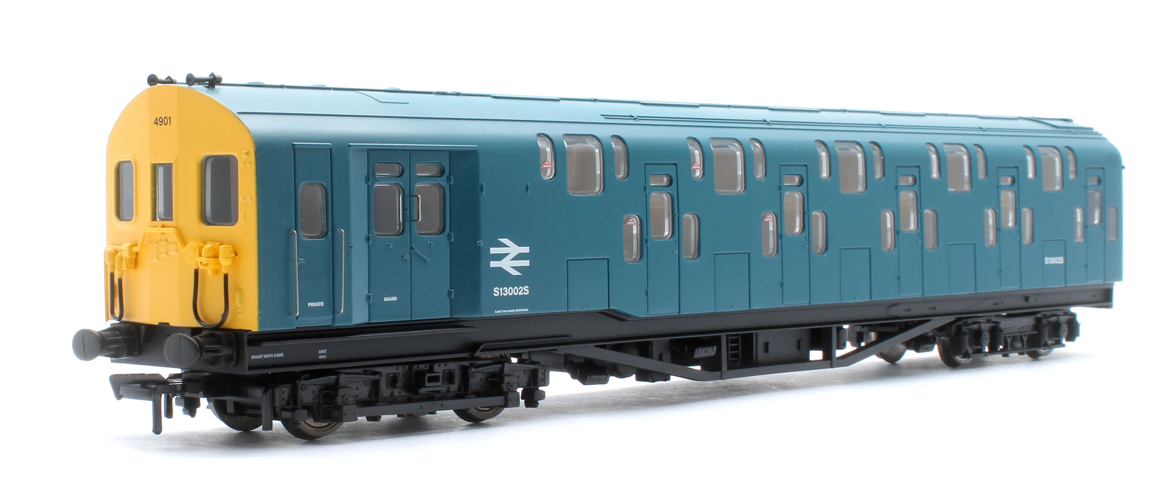 Bulleid Class 4DD Double Decker 4 Car EMU 4001/4901 BR Blue with Full Yellow Ends - Sound Fitted - Image 9