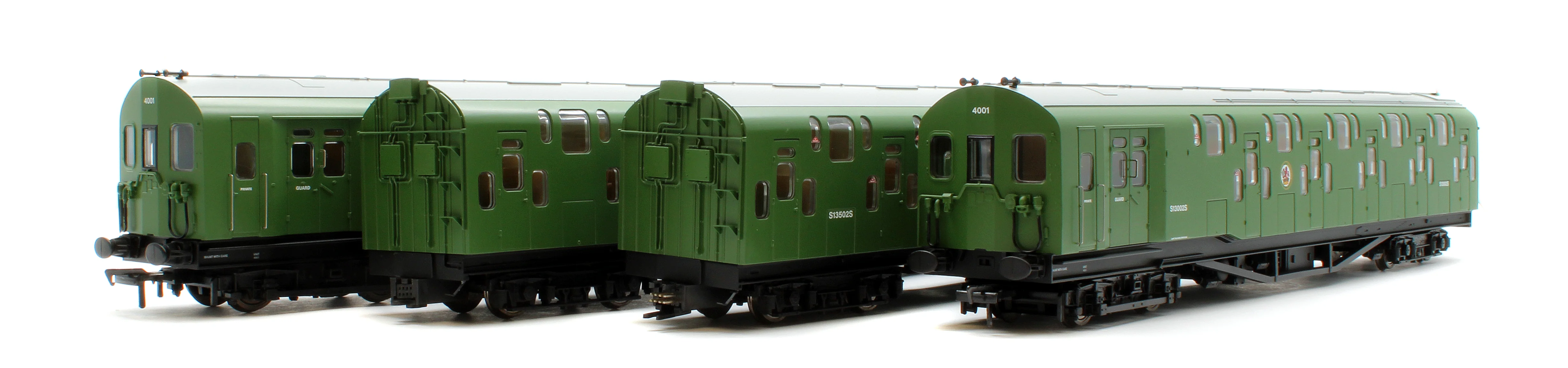 Bulleid Class 4DD Double Decker 4 Car EMU 4001/4901 BR Green