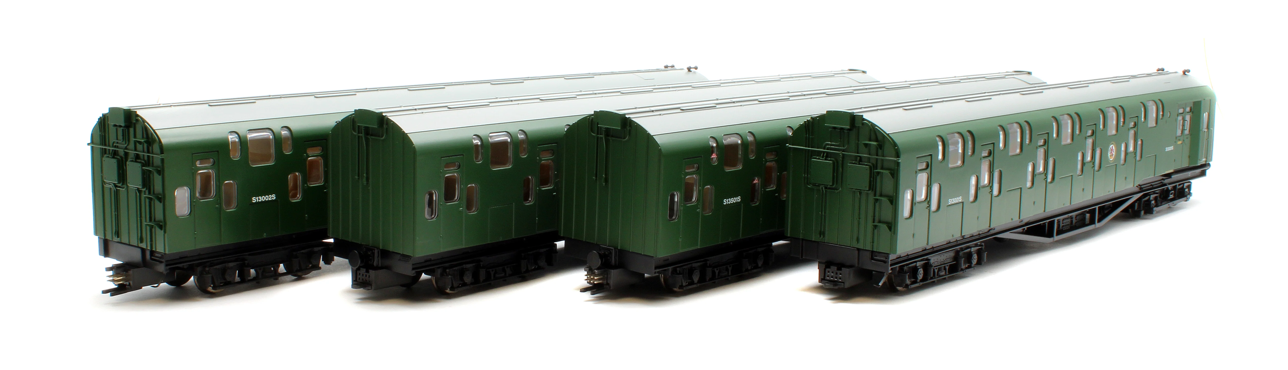 Bulleid Class 4DD Double Decker 4 Car EMU 4001/4901 BR Green with Small Yellow Ends - Image 2