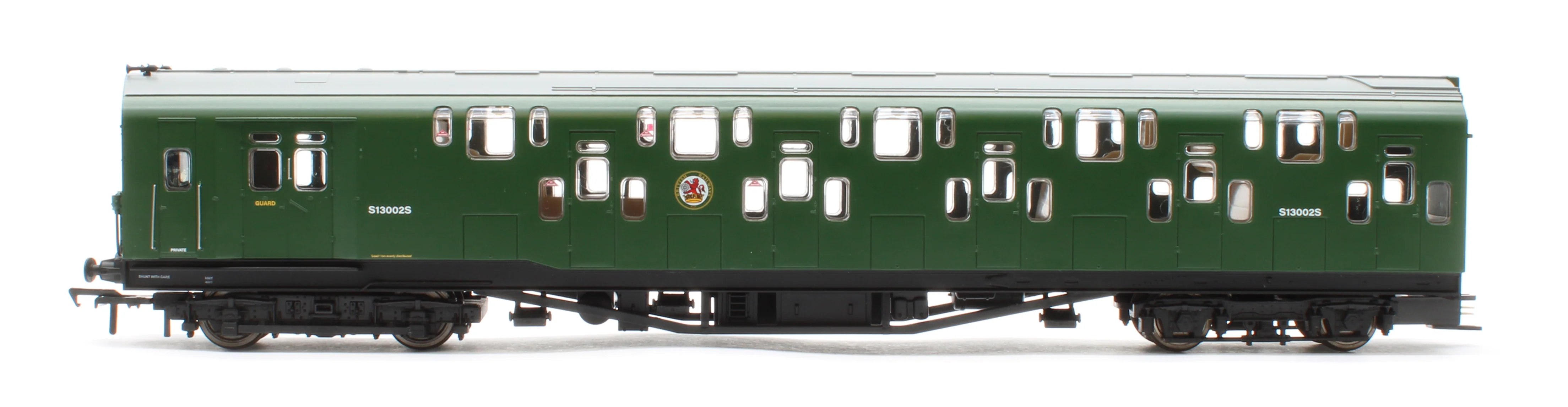 Bulleid Class 4DD Double Decker 4 Car EMU 4001/4901 BR Green with Small Yellow Ends - Image 5