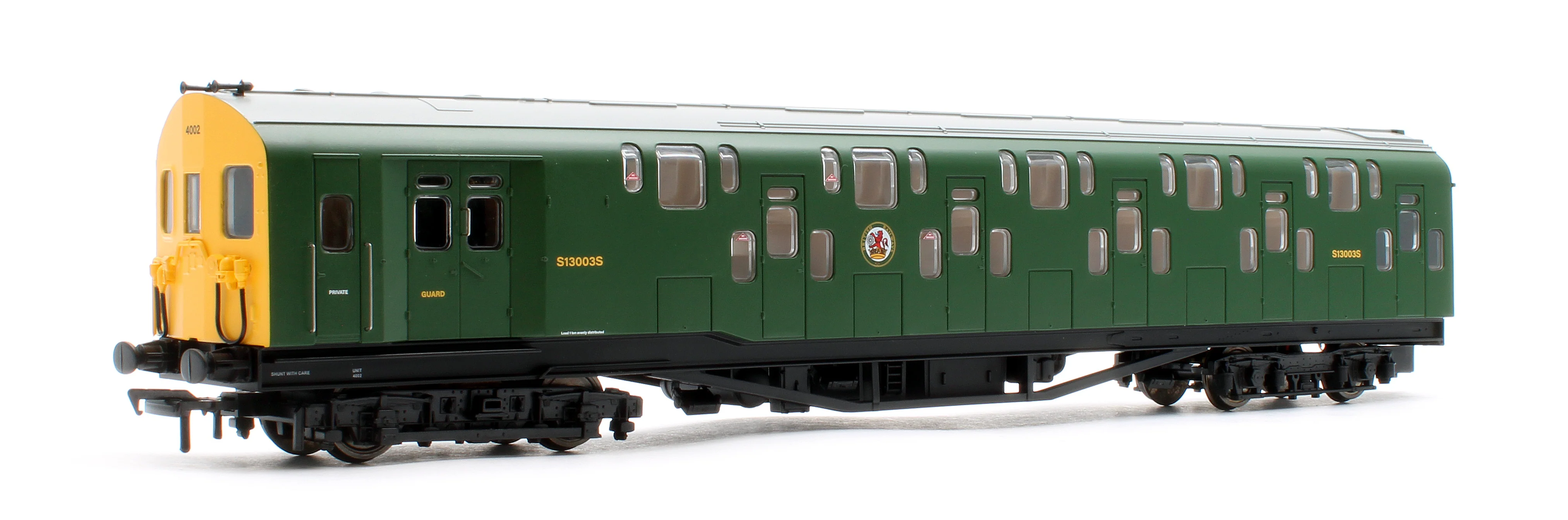 Bulleid Class 4DD Double Decker 4 Car EMU 4002/4902 BR Green with Full Yellow Ends - Image 4
