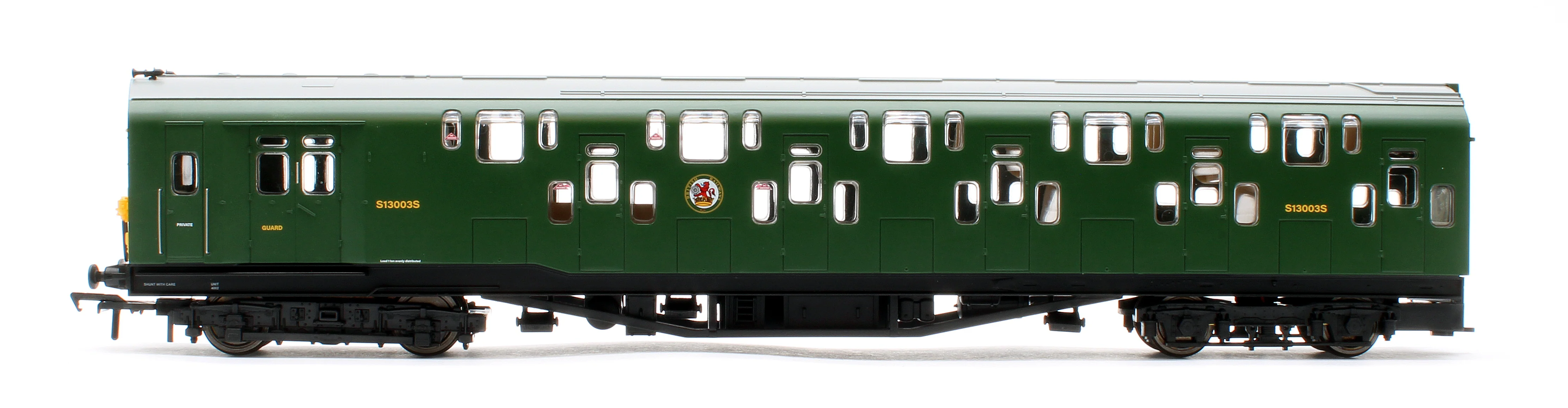 Bulleid Class 4DD Double Decker 4 Car EMU 4002/4902 BR Green with Full Yellow Ends - Image 5
