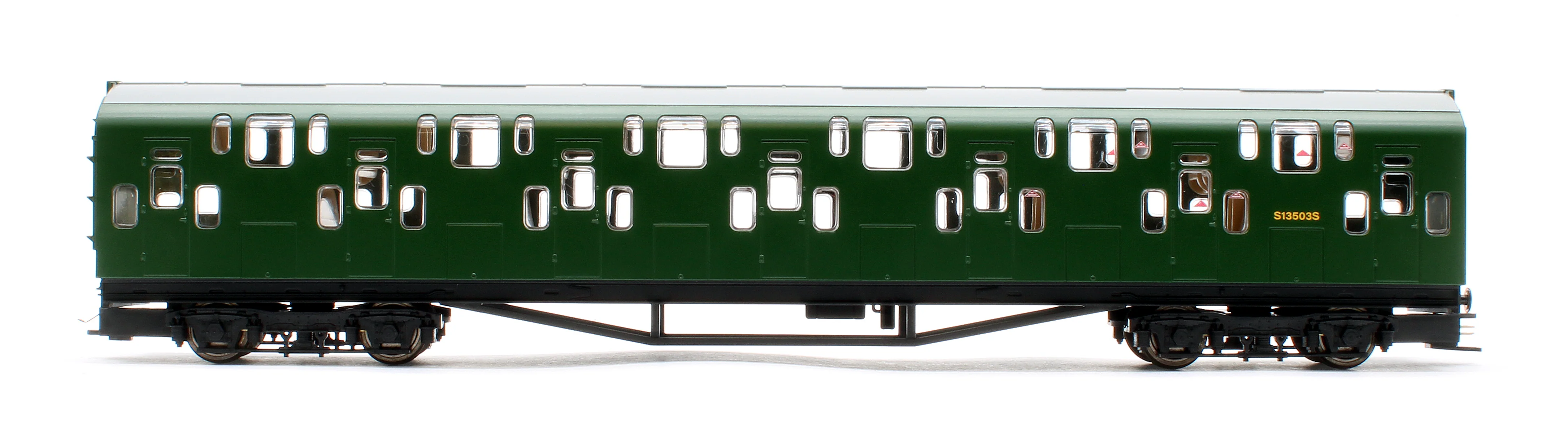 Bulleid Class 4DD Double Decker 4 Car EMU 4002/4902 BR Green with Full Yellow Ends - Image 7