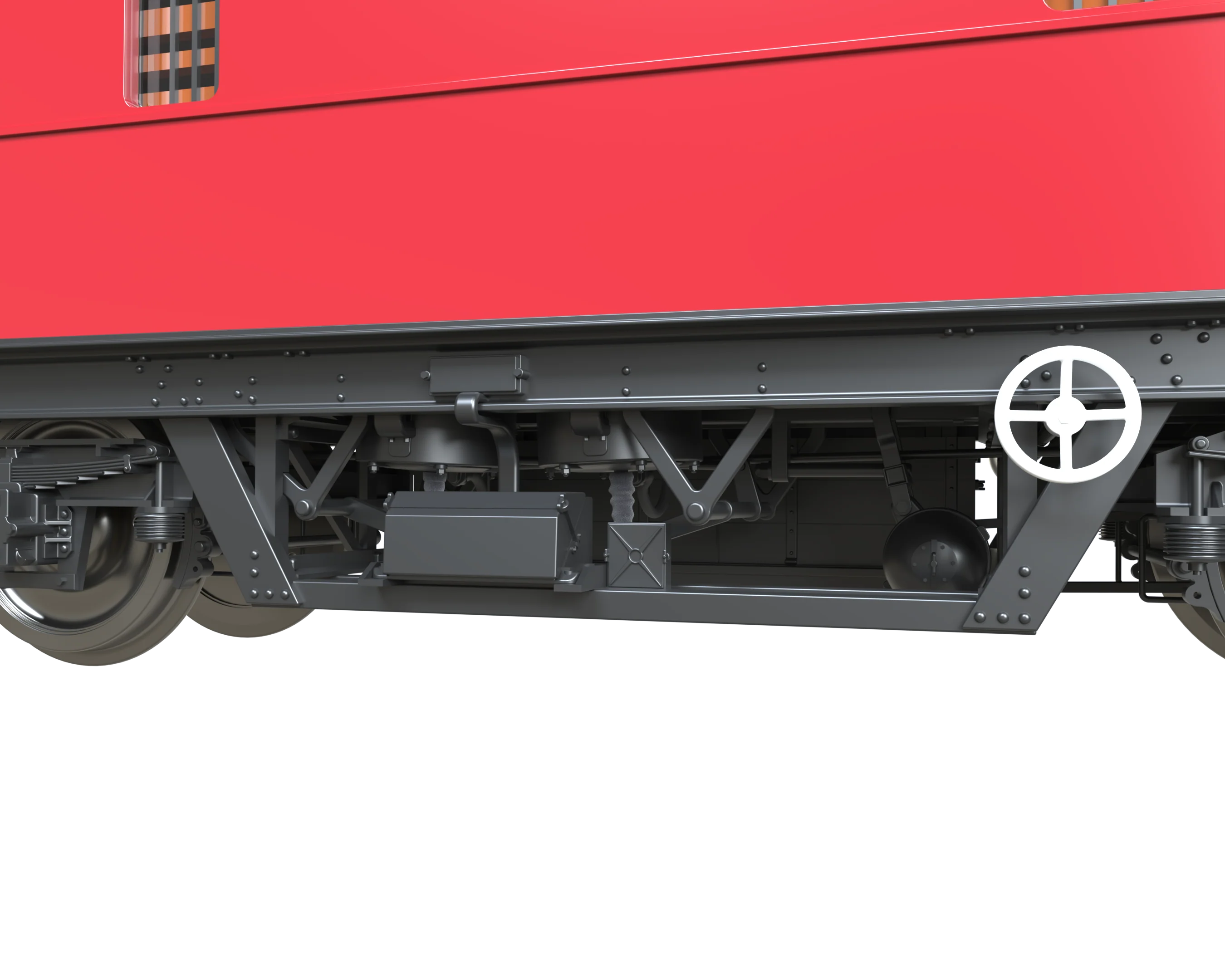C2021 LMS 42ft GUV Parcels Van BR Crimson M37719 - Image 4