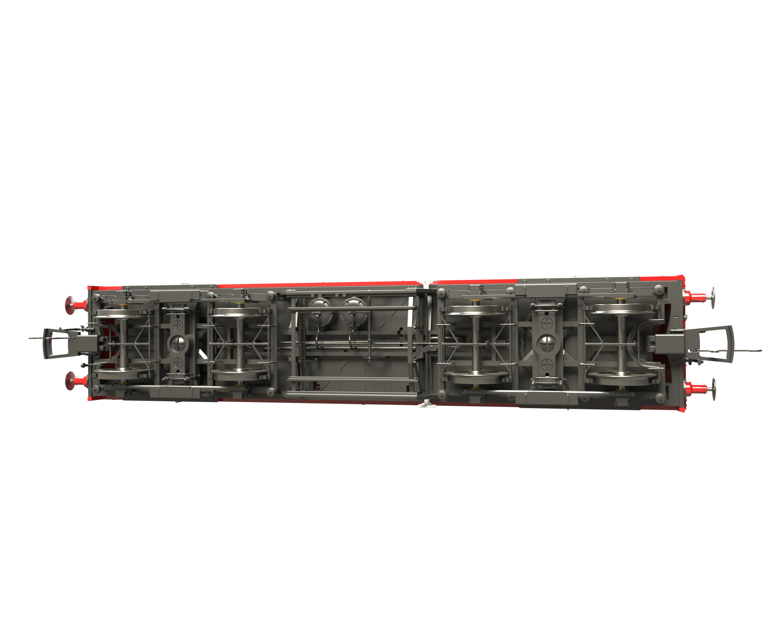 C2024 LMS 42ft GUV Parcels Van BR Gulf Red ADB975241 - Image 5