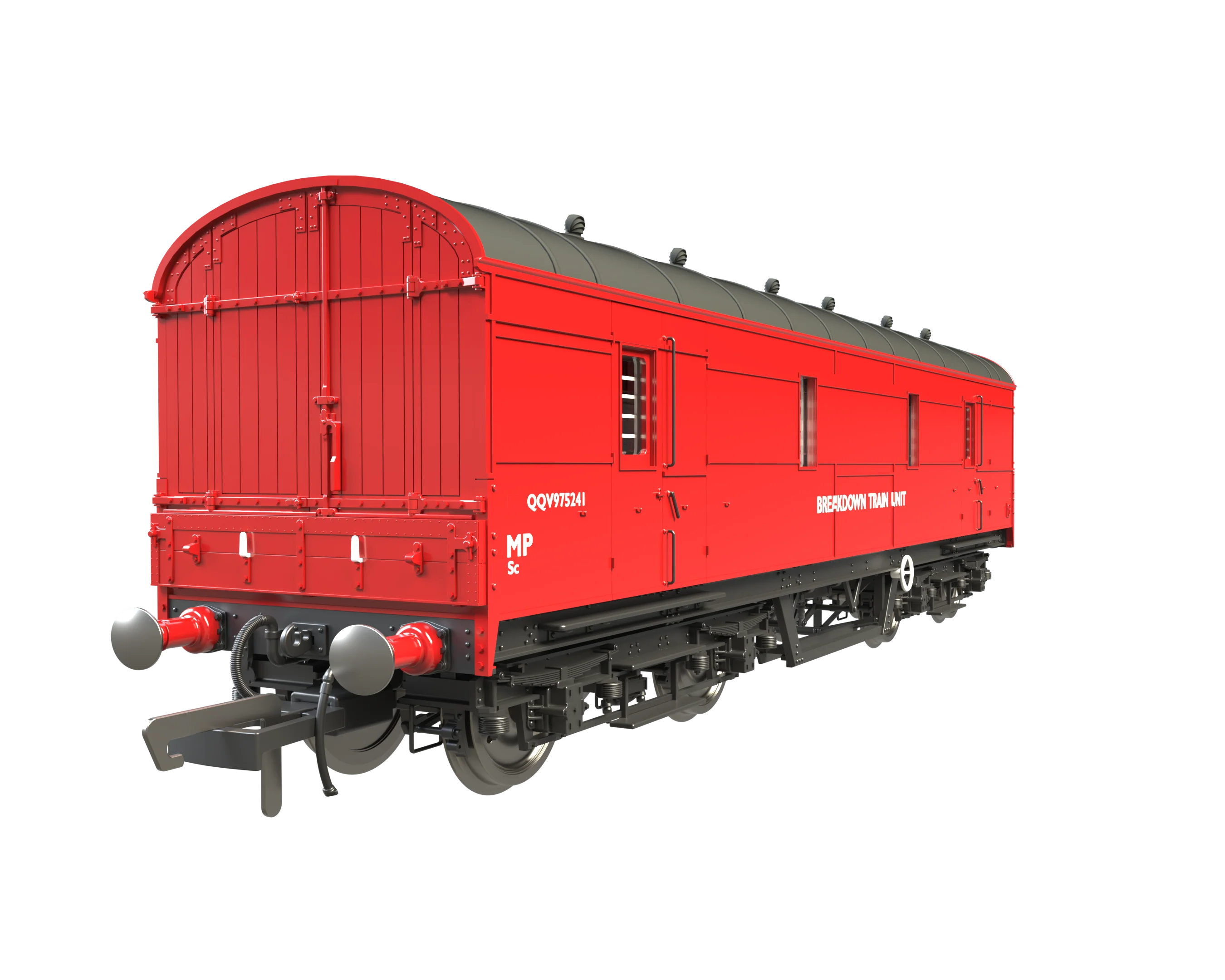 C2024 LMS 42ft GUV Parcels Van BR Gulf Red ADB975241 - Image 8