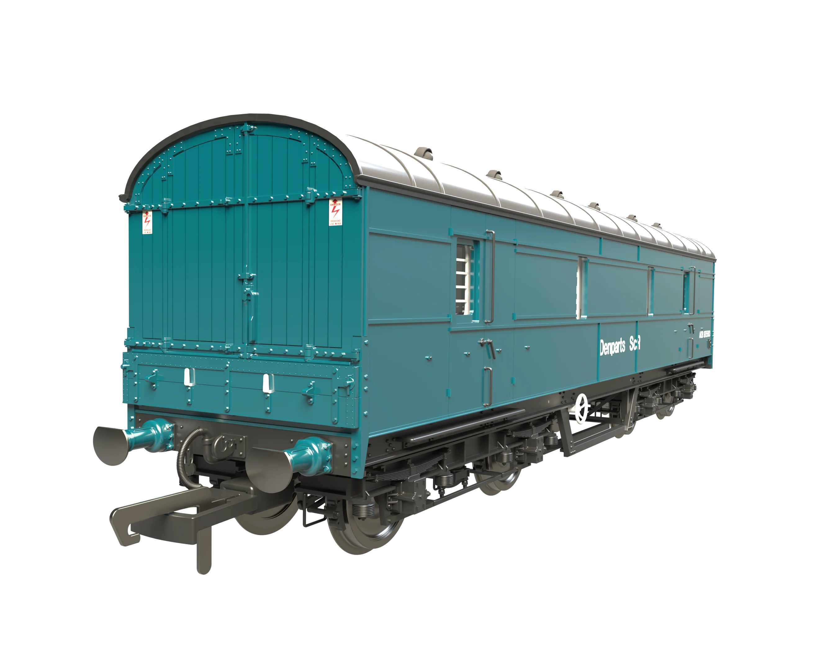 C2026 LMS 42ft GUV Parcels Van BR Blue 'Denparts' ADB97560 - Image 2