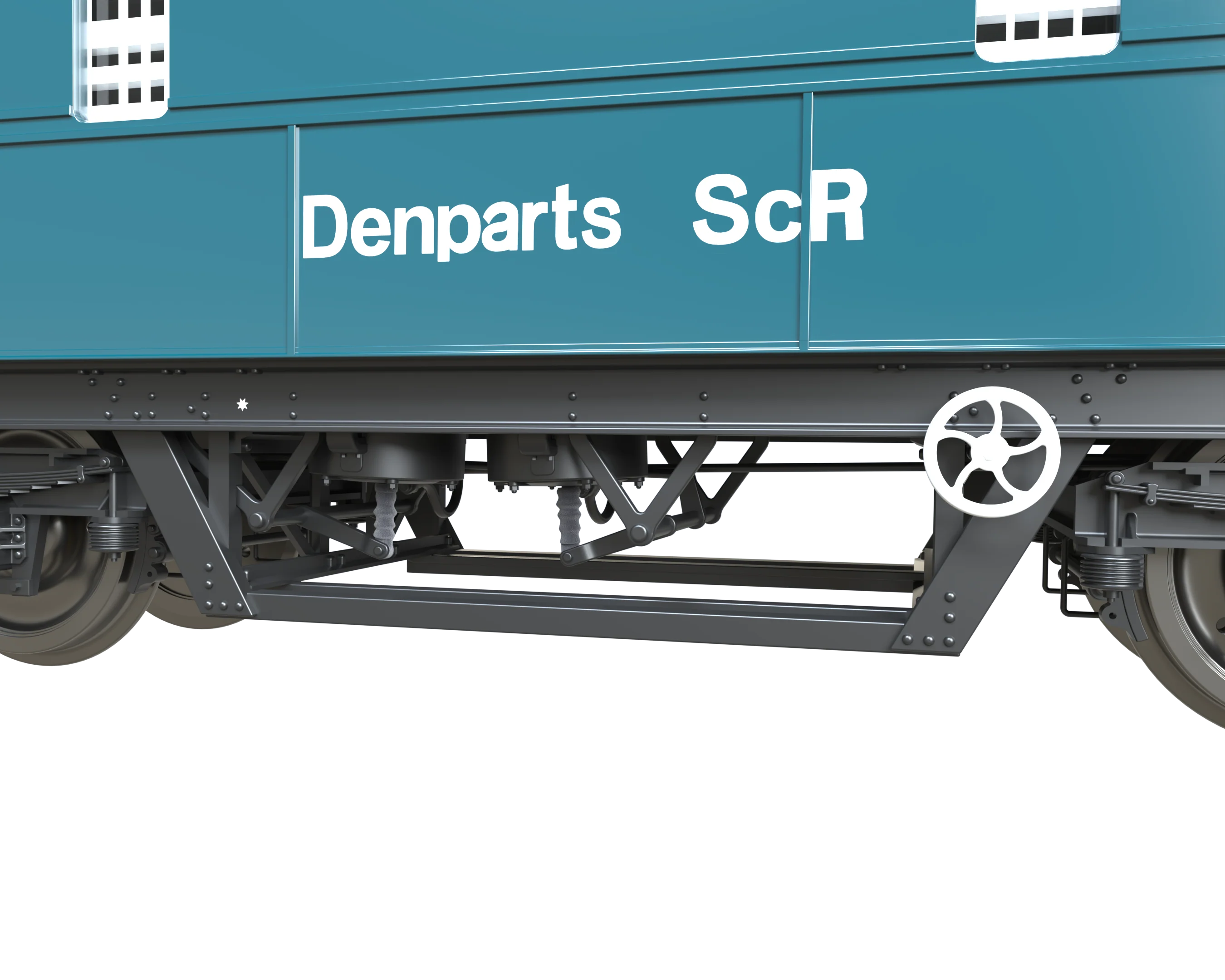 C2026 LMS 42ft GUV Parcels Van BR Blue 'Denparts' ADB97560 - Image 6