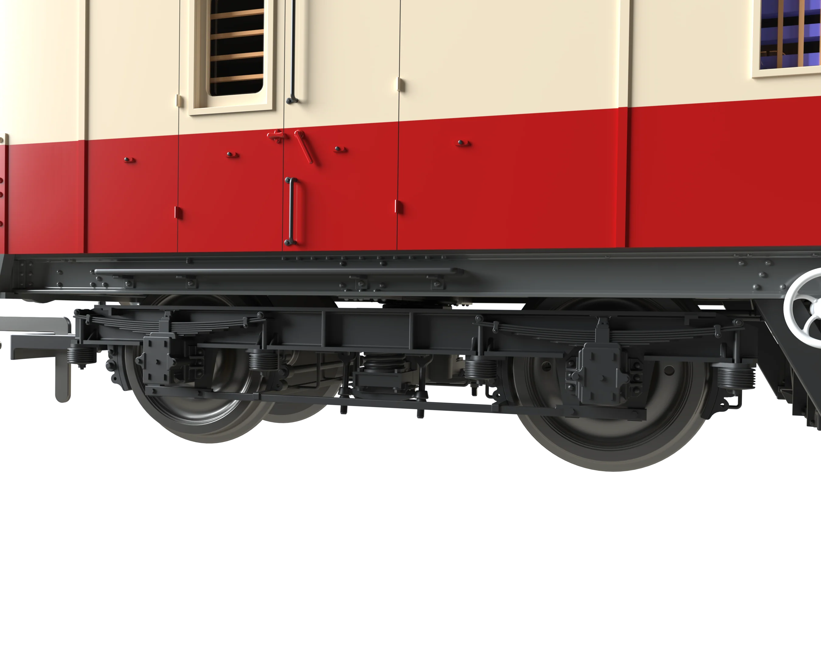C2027 LMS 42ft GUV Parcels Van BR Crimson & Cream 37909 - Image 2