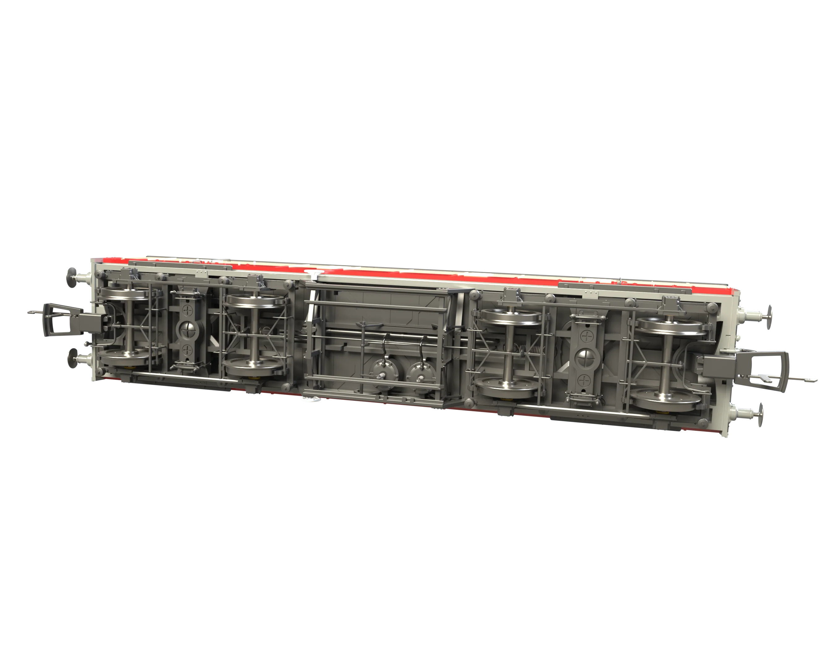 C2027 LMS 42ft GUV Parcels Van BR Crimson & Cream 37909 - Image 4