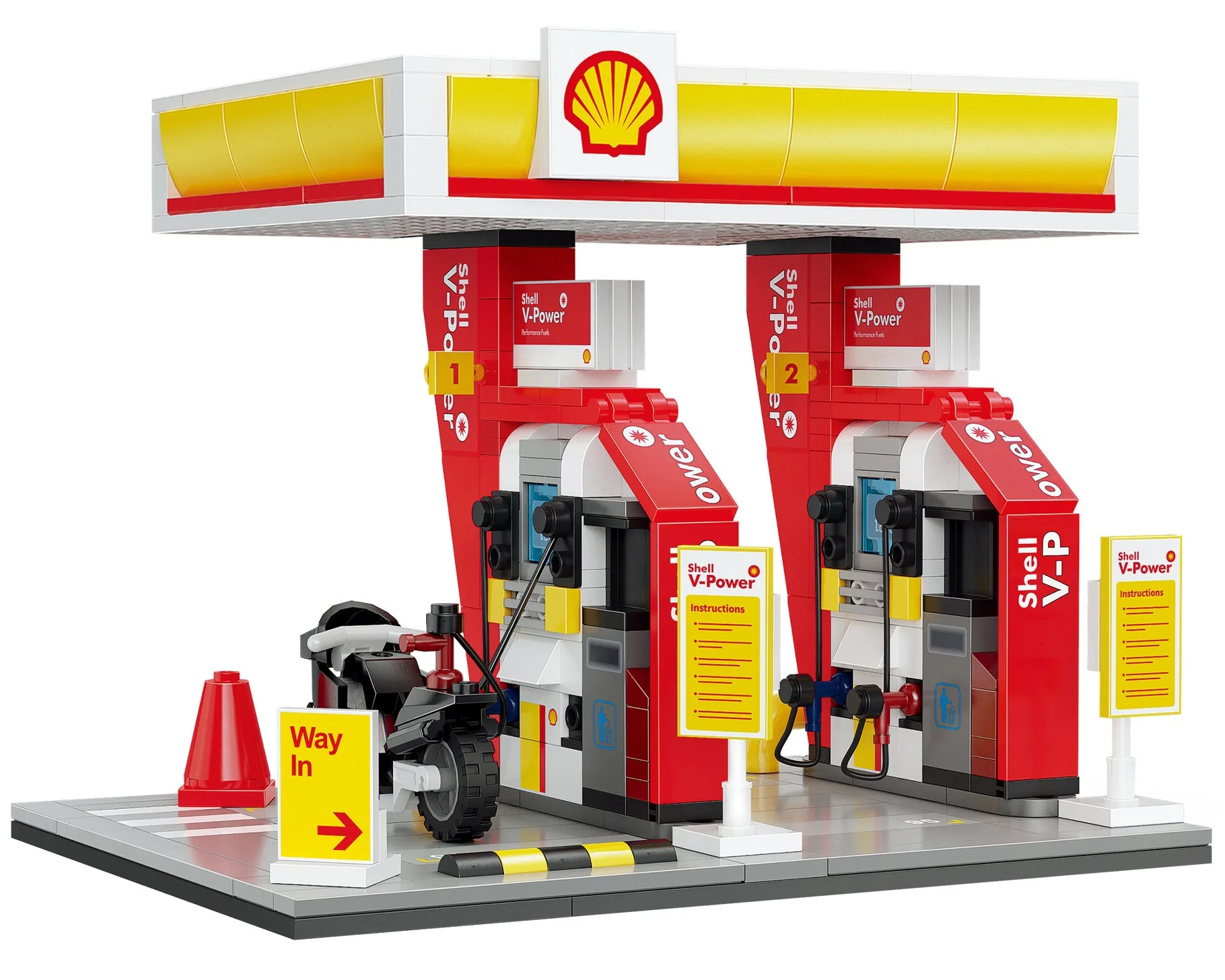 C66028W Shell Retail Station - 305 pcs - Image 2